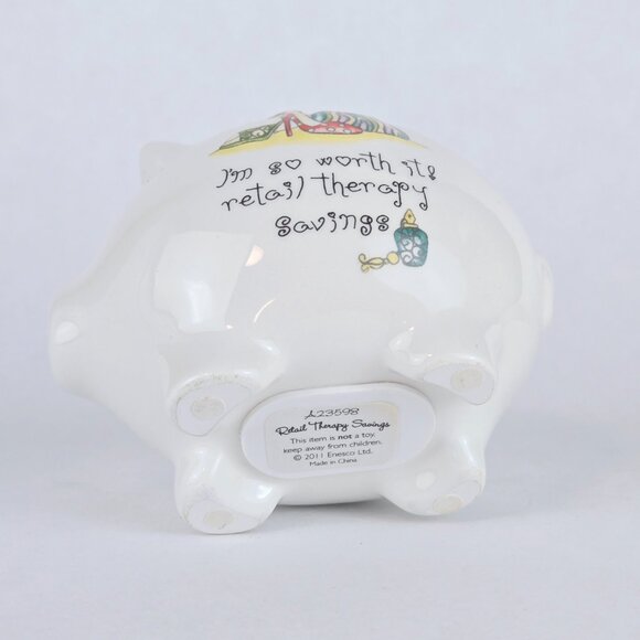 2011 ENESCO Retail Therapy Piggy Bank and Hammer Break in Case of Emergency - Picture 9 of 16